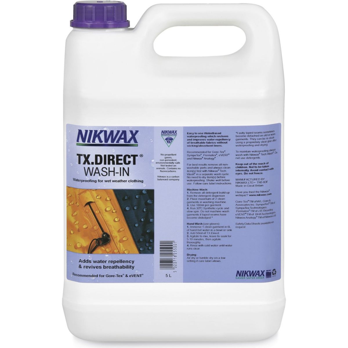 Nikwax TX-Direct wash-in, 5L