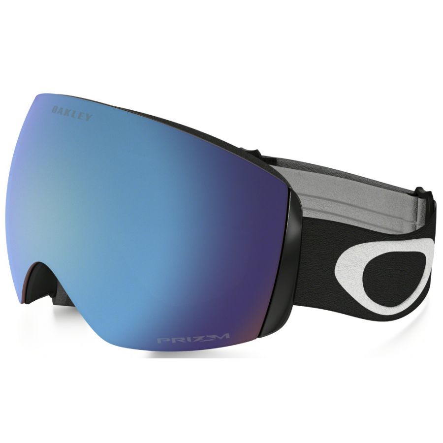 Máscara Oakley Flight Deck M Matte Black con lentes Prizm Sapphire
