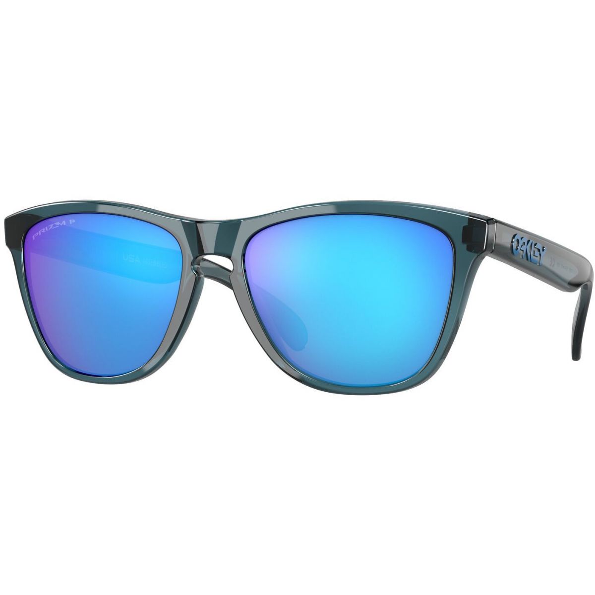 Gafas Oakley Frogskins Crystal Black con lentes Prizm Sapphire Polarized