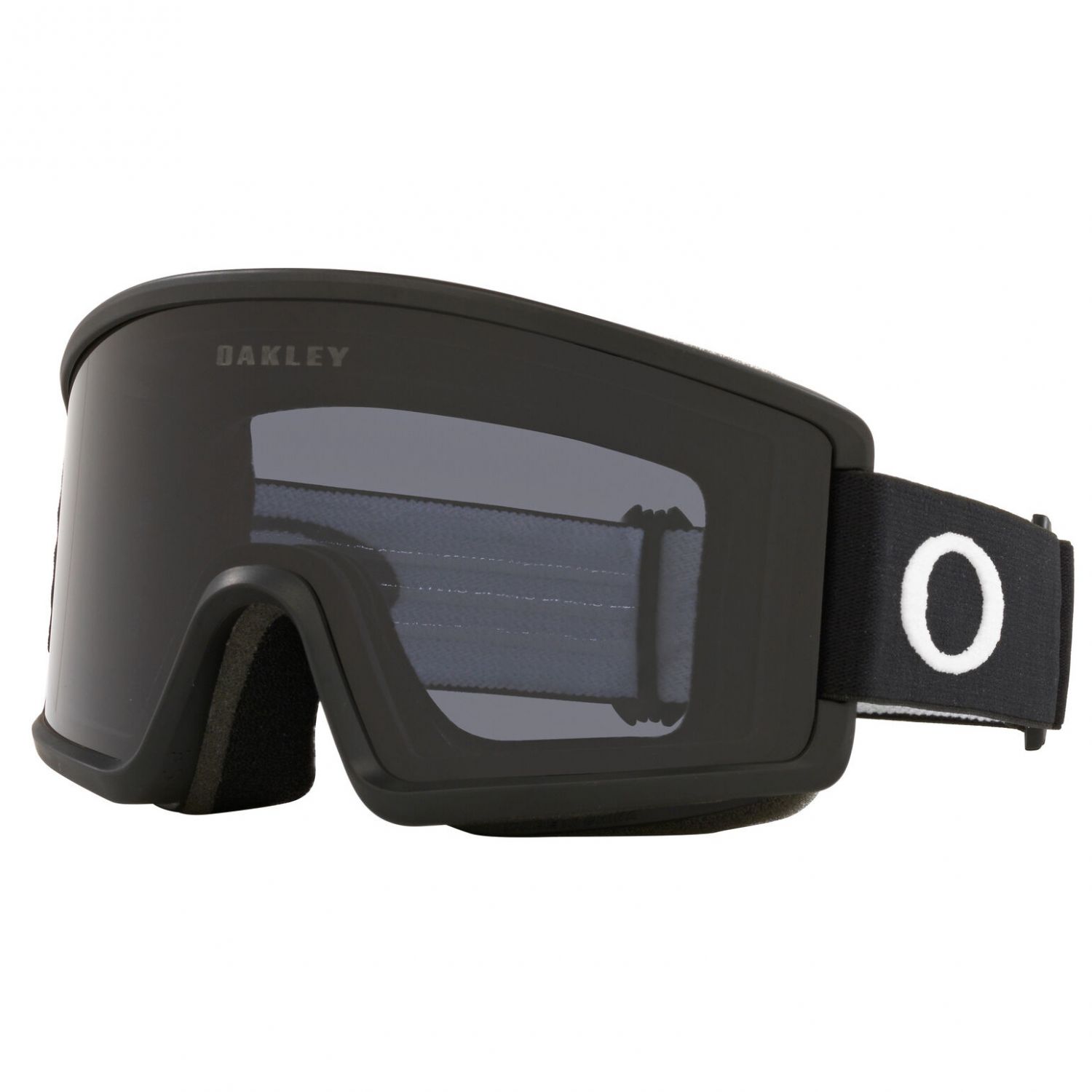 Máscara Oakley Target Line L Matte Black con lente Dark Grey