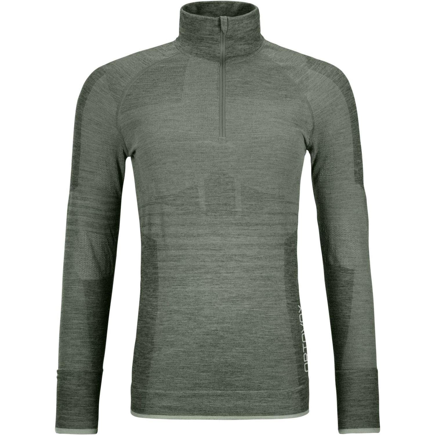 Ortovox 230 Competition Zip Neck, mujer, gris