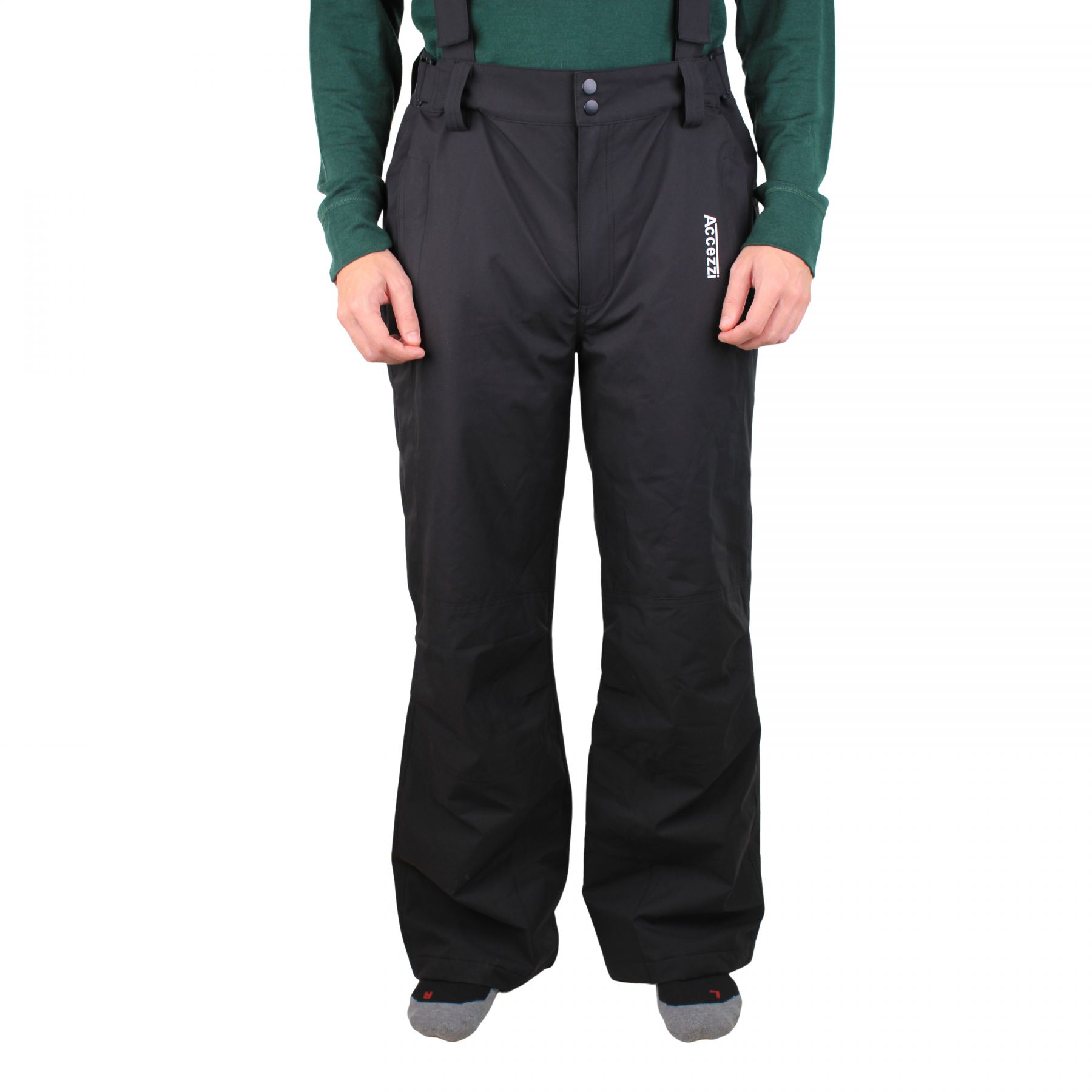 Pantalones de esquí Accezzi, Negros, Hombre