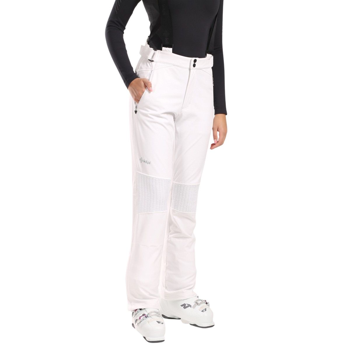 Pantalones esquí Kilpi Dione, Mujer, Blanco