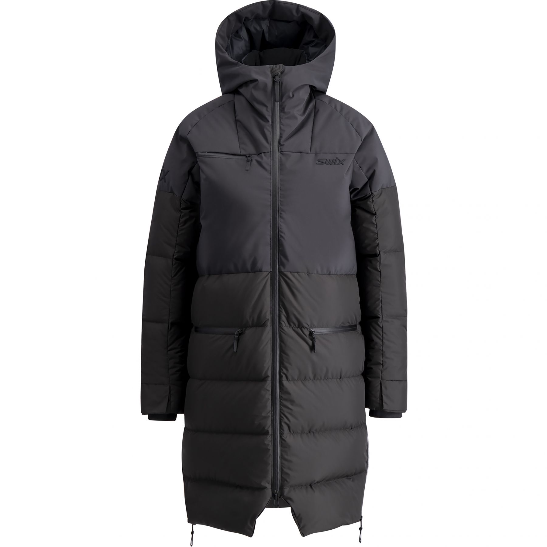 Parka de plumón Swix Horizon, mujer, negro