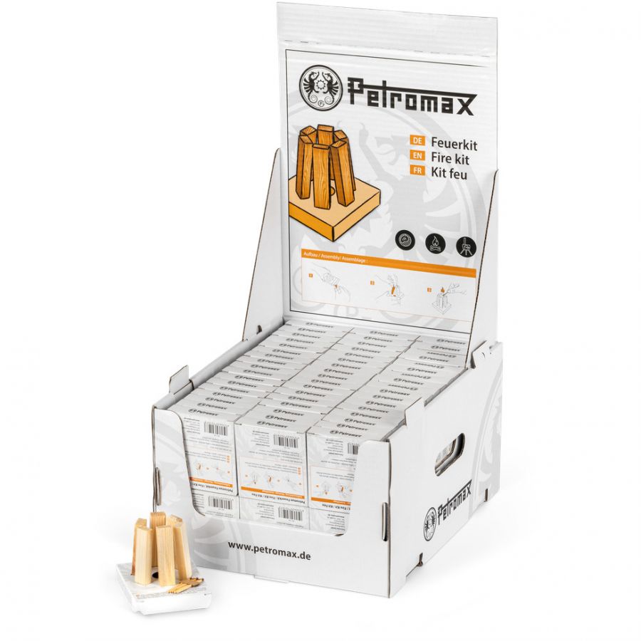 Petromax Fire Kit, caja de exhibición, 100 uds.