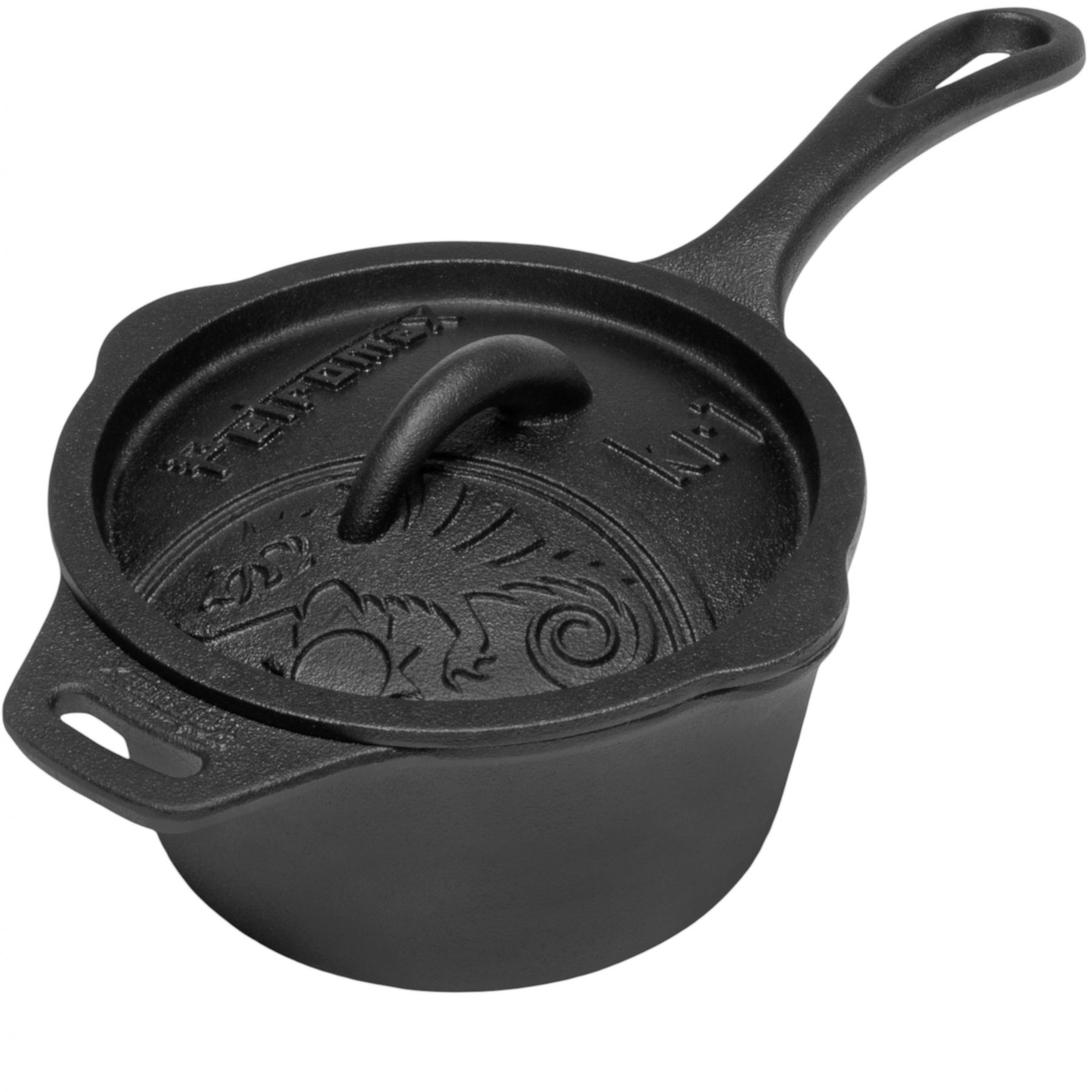 Petromax KR1 Cast-iron saucepan, cacerola, negro