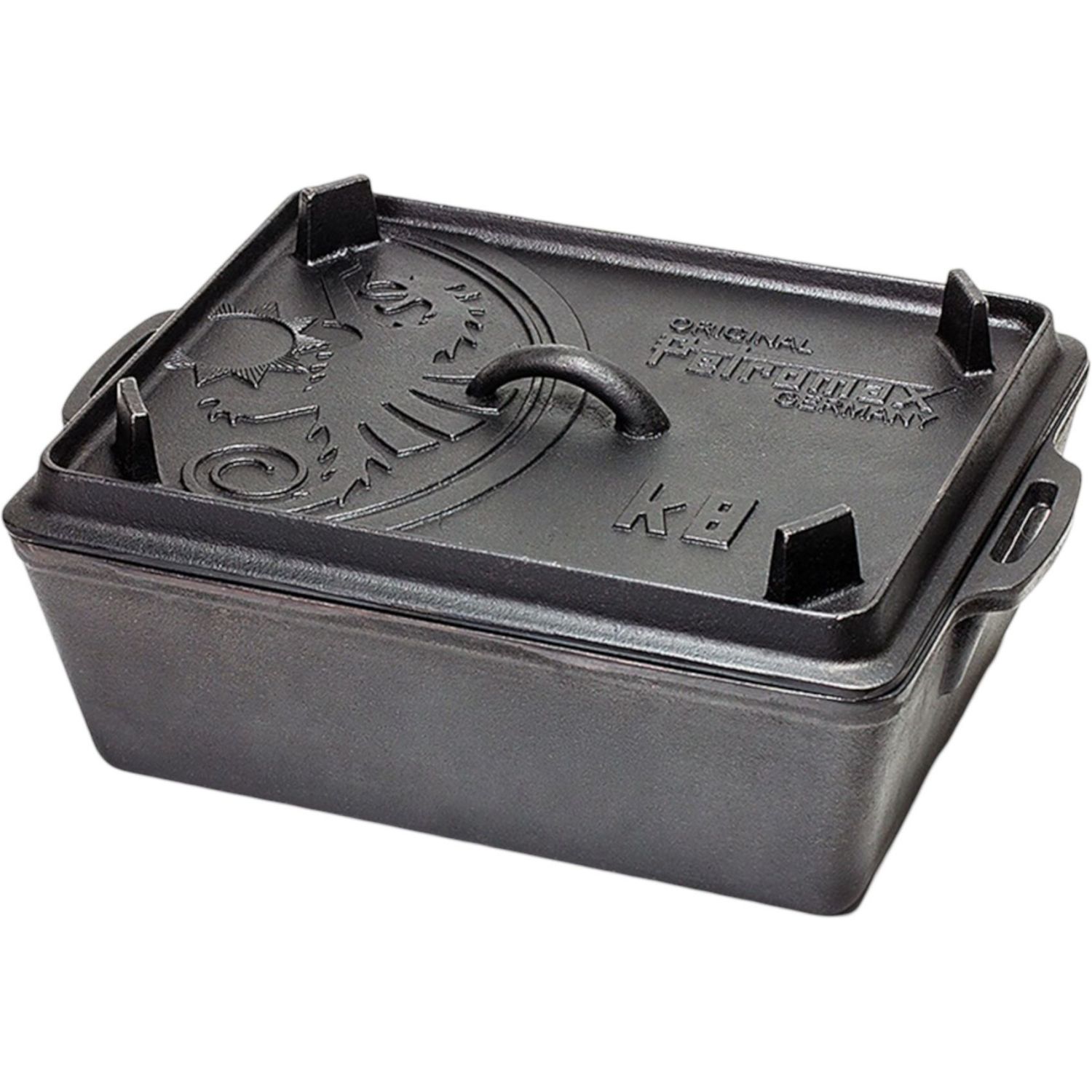 Petromax Loaf Pan K8, molde para pan, negro