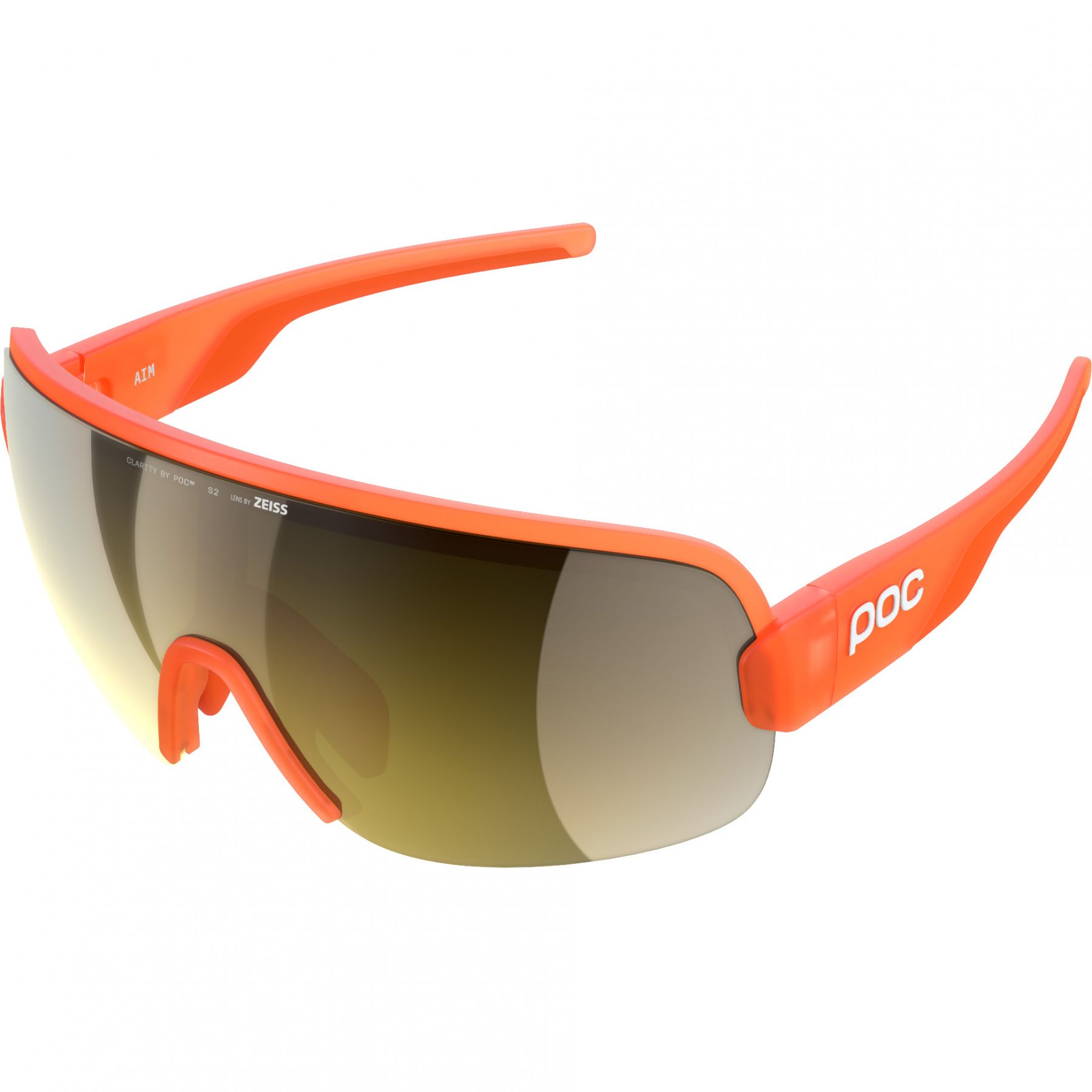 POC Aim, gafas de sol, fluorescent orange translucent