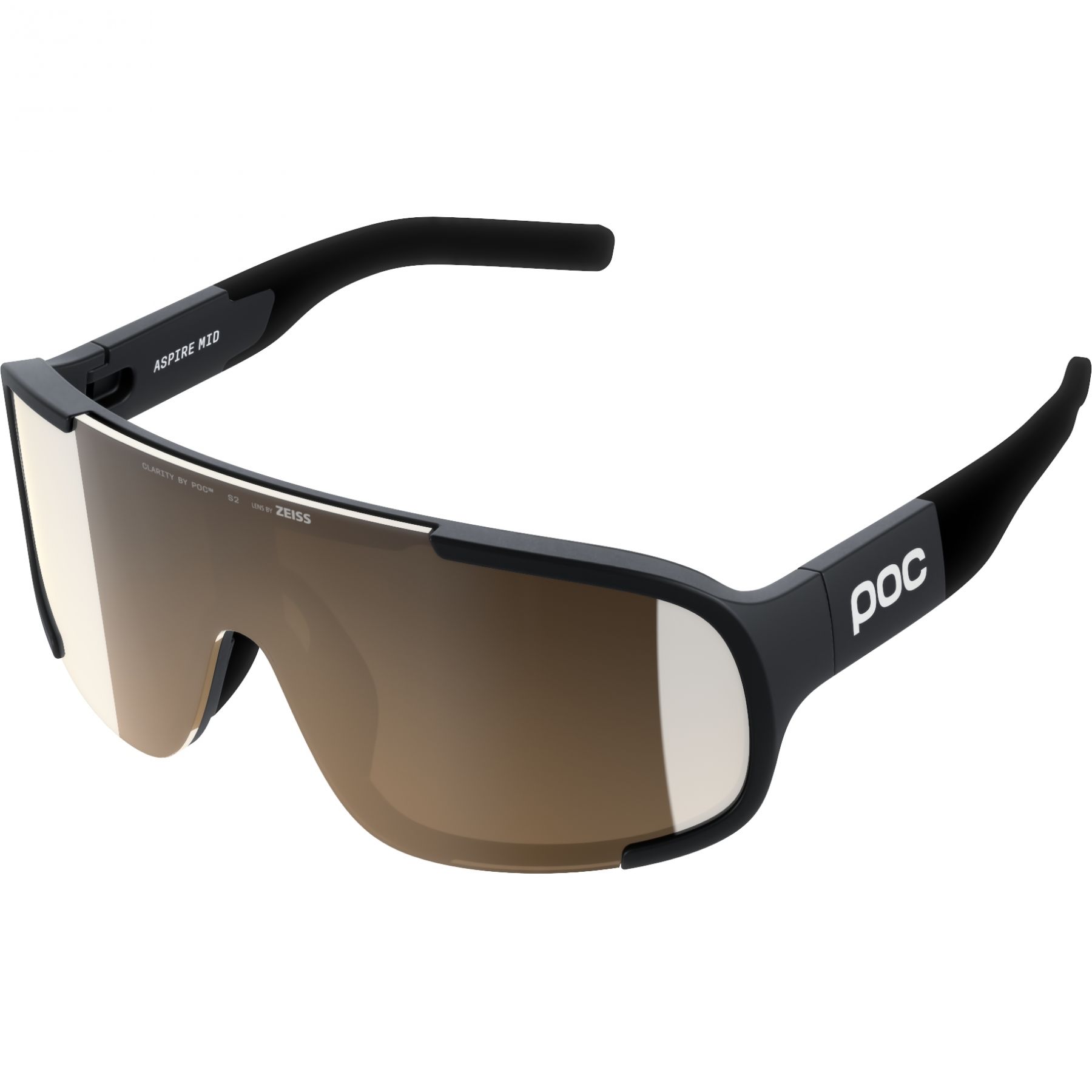 POC Aspire, gafas de sol, negro uranio