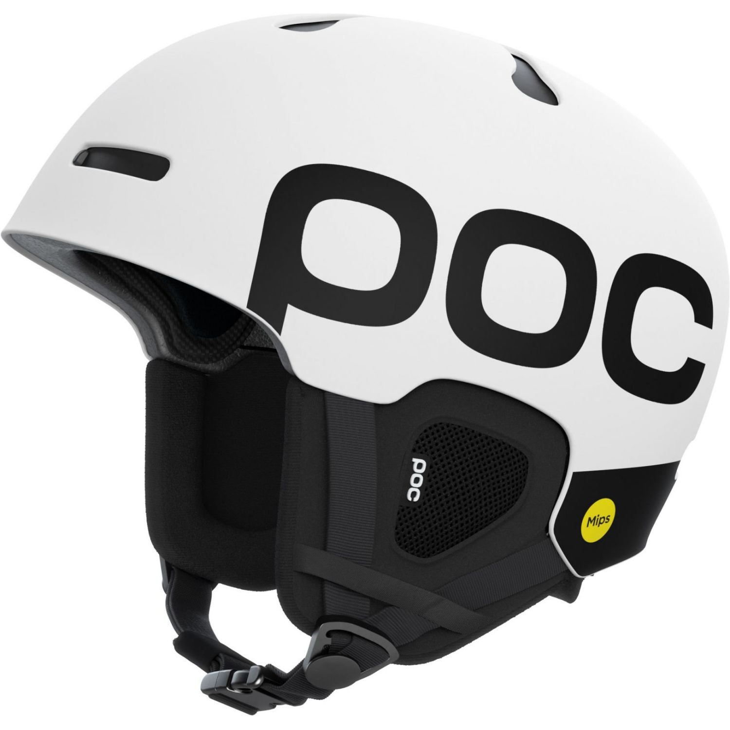 POC Auric Cut BC MIPS, casco de esquí, hydrogen white matt