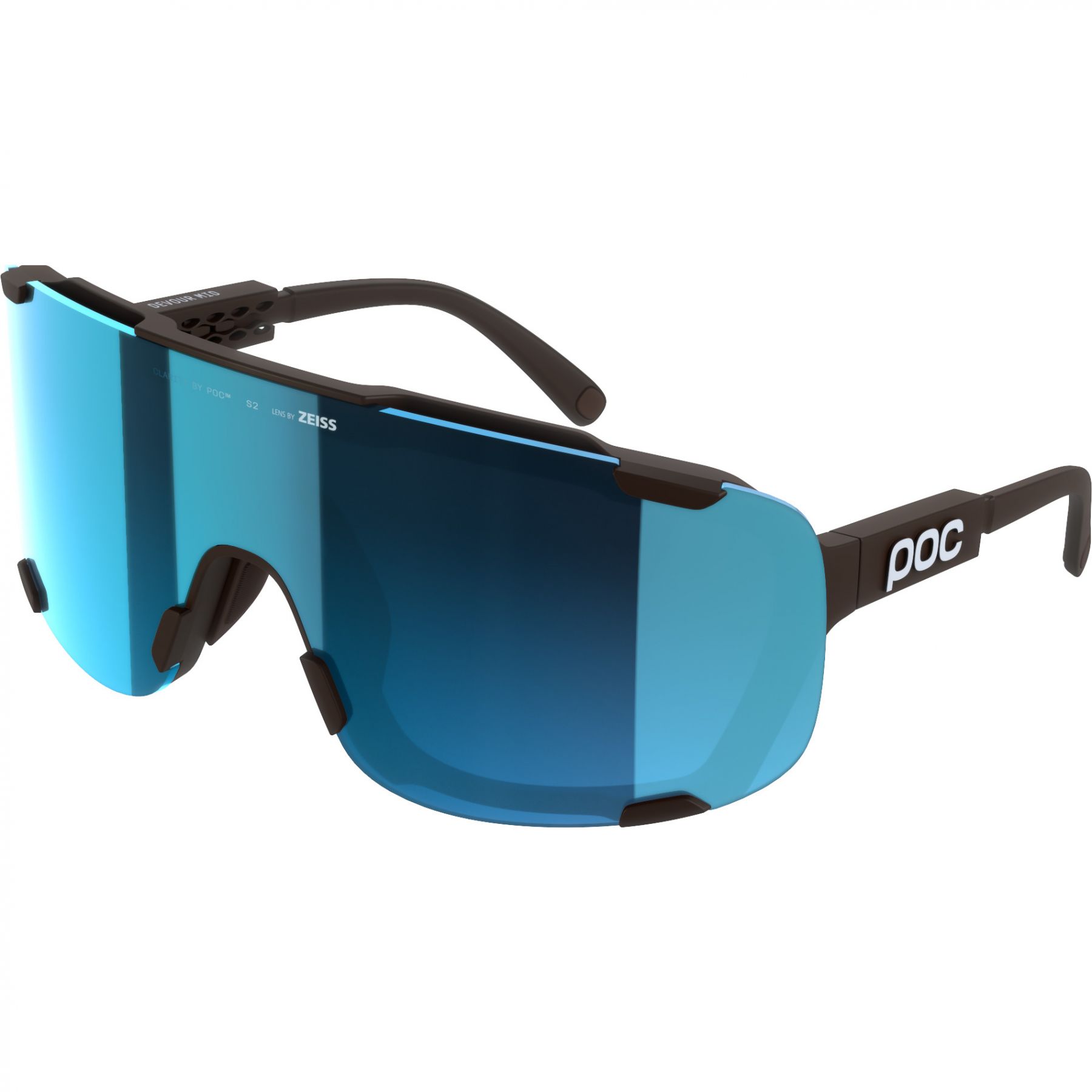 POC Devour Mid, gafas de sol, bronzite brown