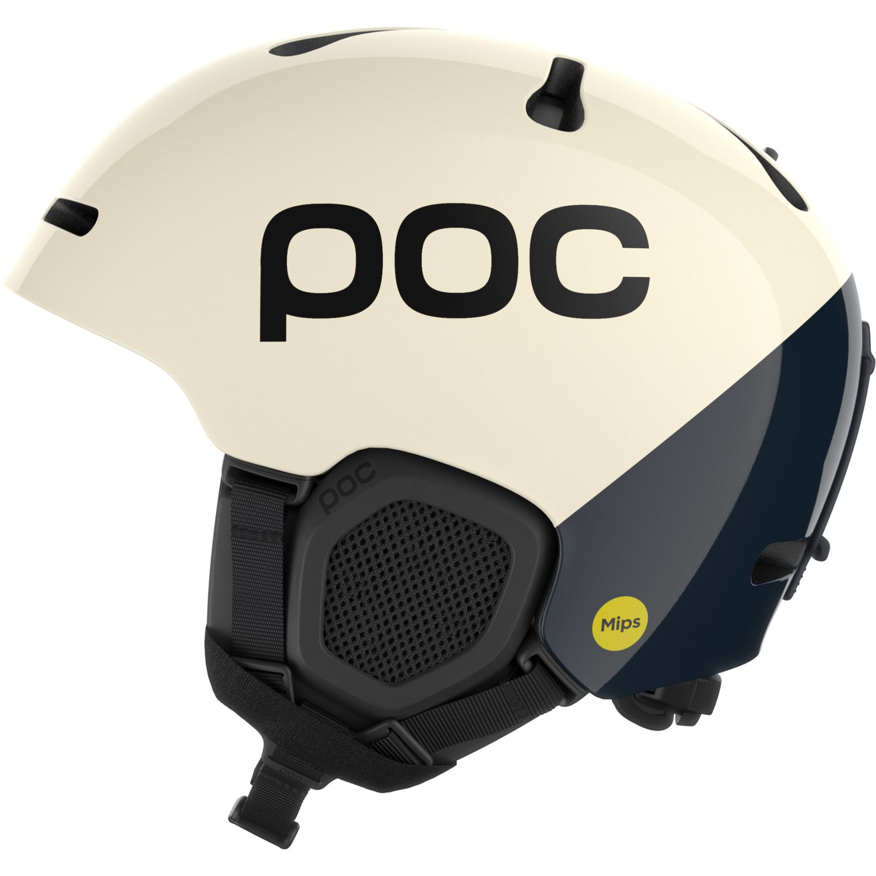 POC Fornix BC, casco de esquí, bleu/blanc