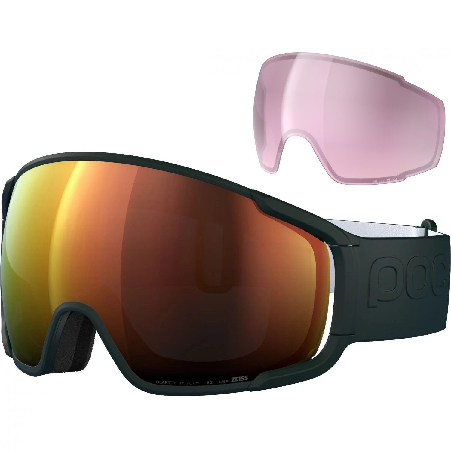POC Zonula, gafas de esquí, verde pargasita