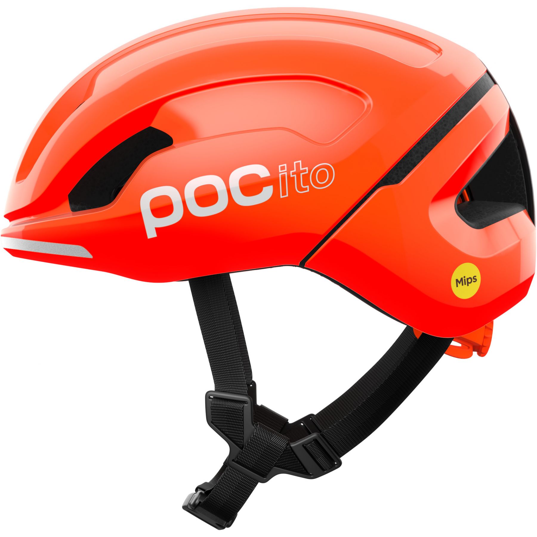 POCito Omne MIPS, casco de ciclismo, junior, fluorescent orange