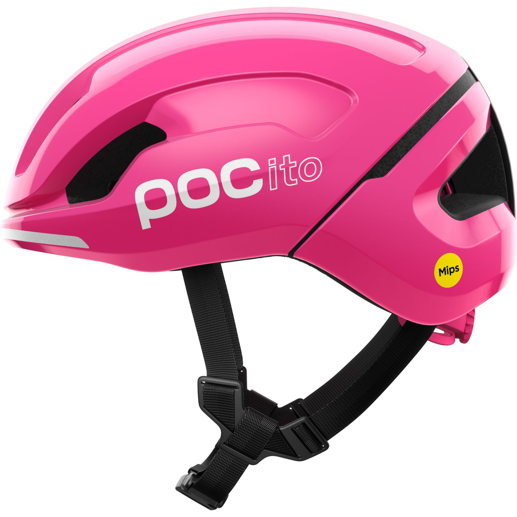POCito Omne MIPS, casco de ciclismo, junior, fluorescent pink
