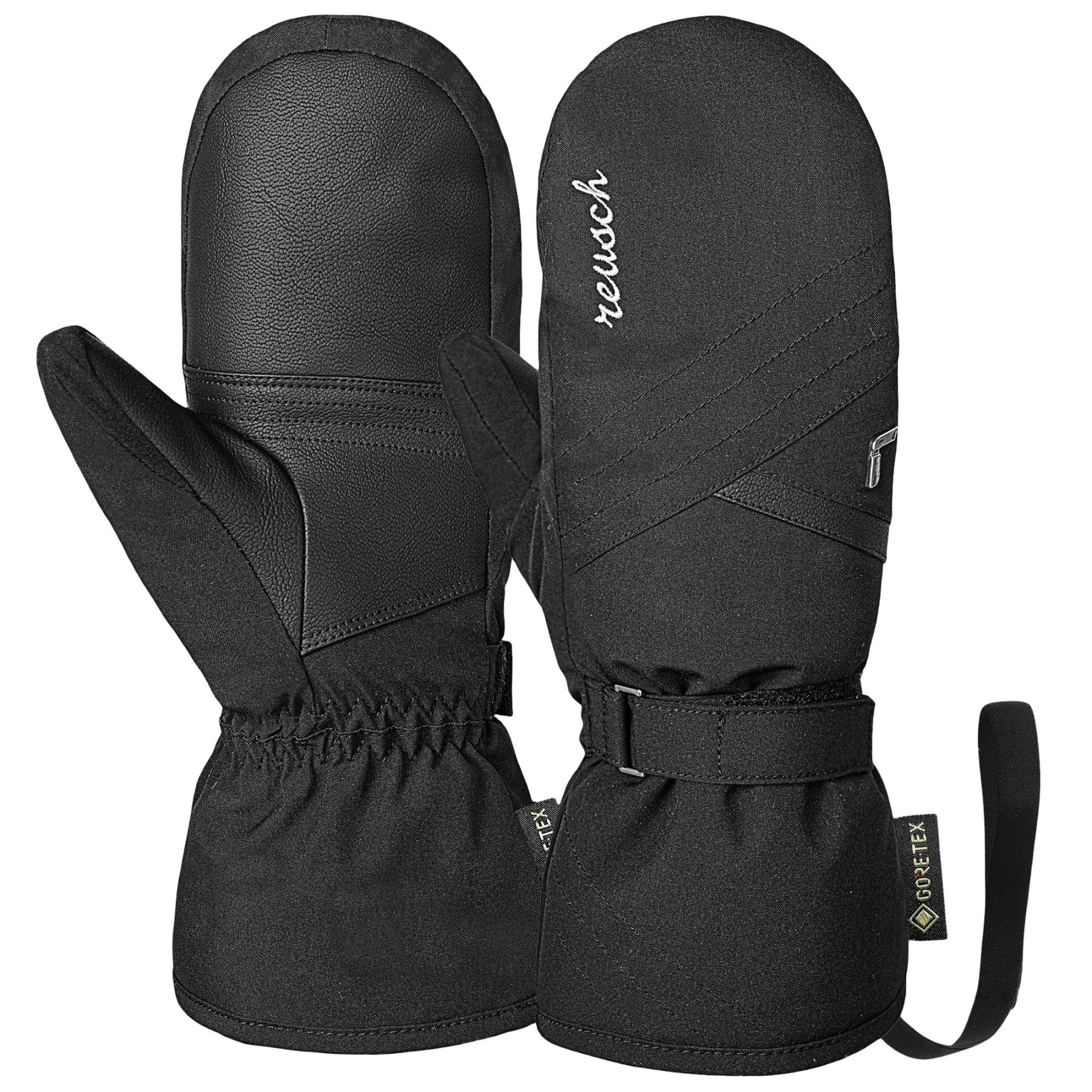 Reusch Alba GTX, guantes de esquí, mujer, negro