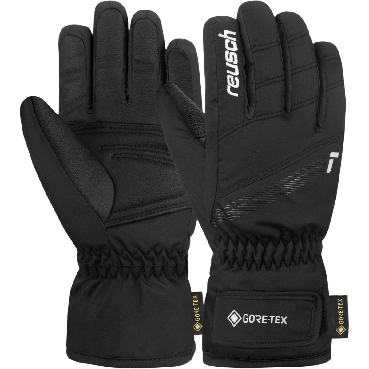 Reusch Tommy GTX, guantes de esquí, junior, negro