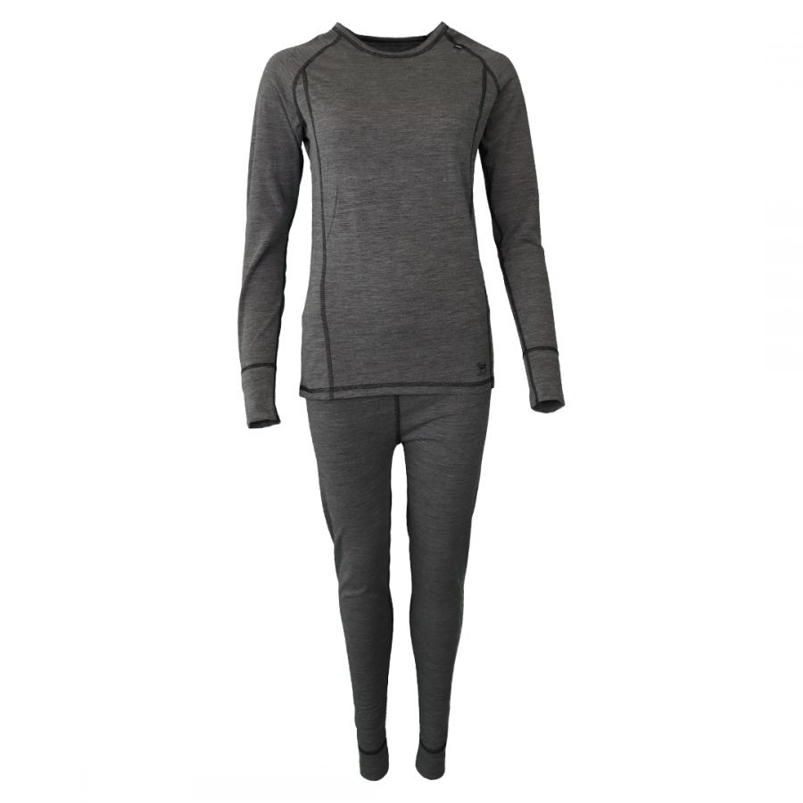 Ropa interior de esquí Accezzi Merino, señora, gris