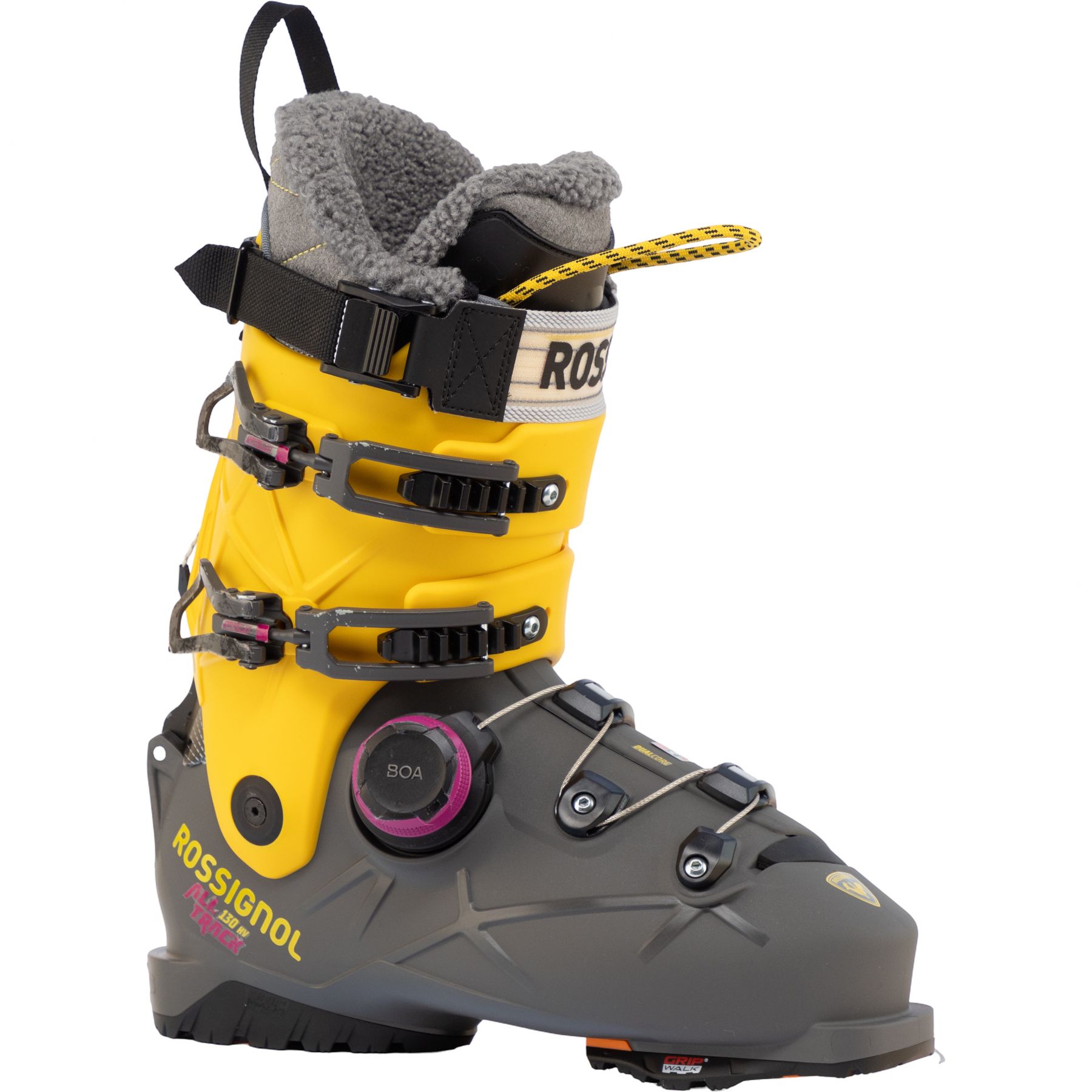 Rossignol Alltrack 130 HV BOA GW, botas de esquí, hombre, gris/amarillo