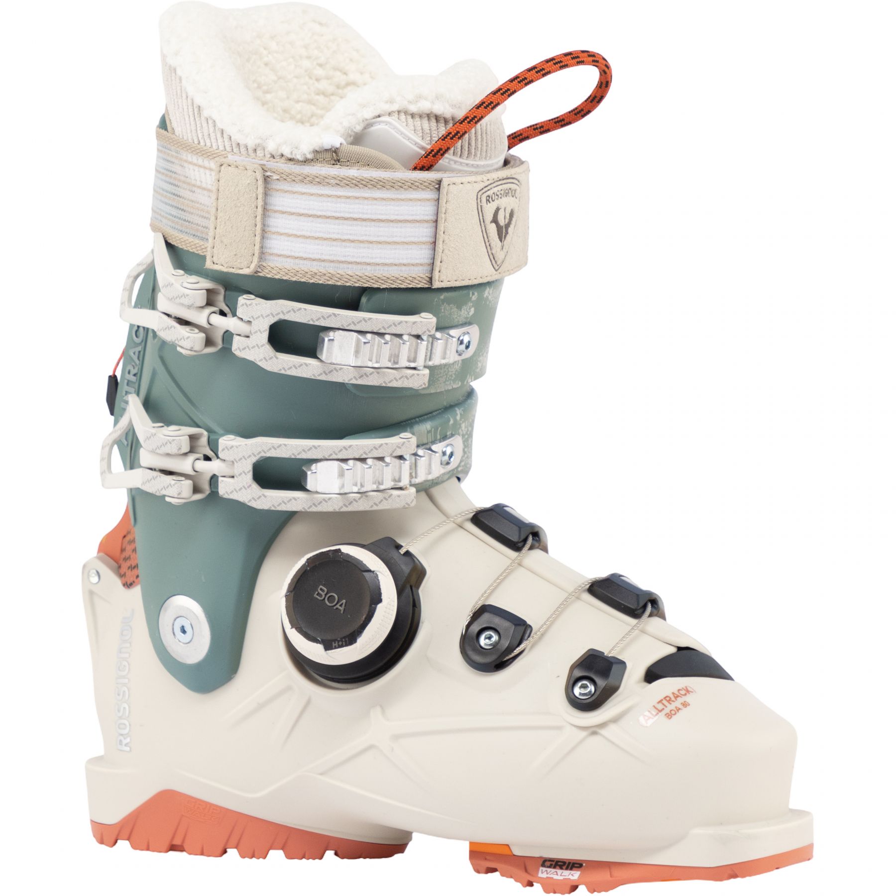 Rossignol Alltrack 80 BOA GW, botas de esquí, mujer, beige/turquesa