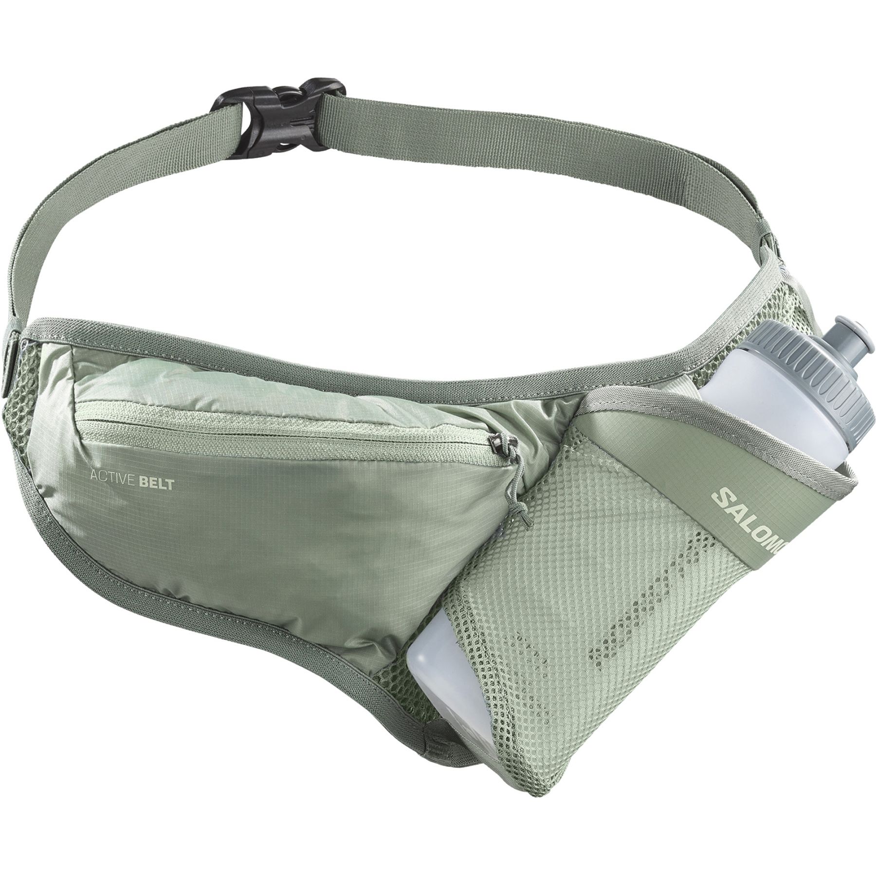 Salomon Active Belt 3D Bottle, riñonera, verde