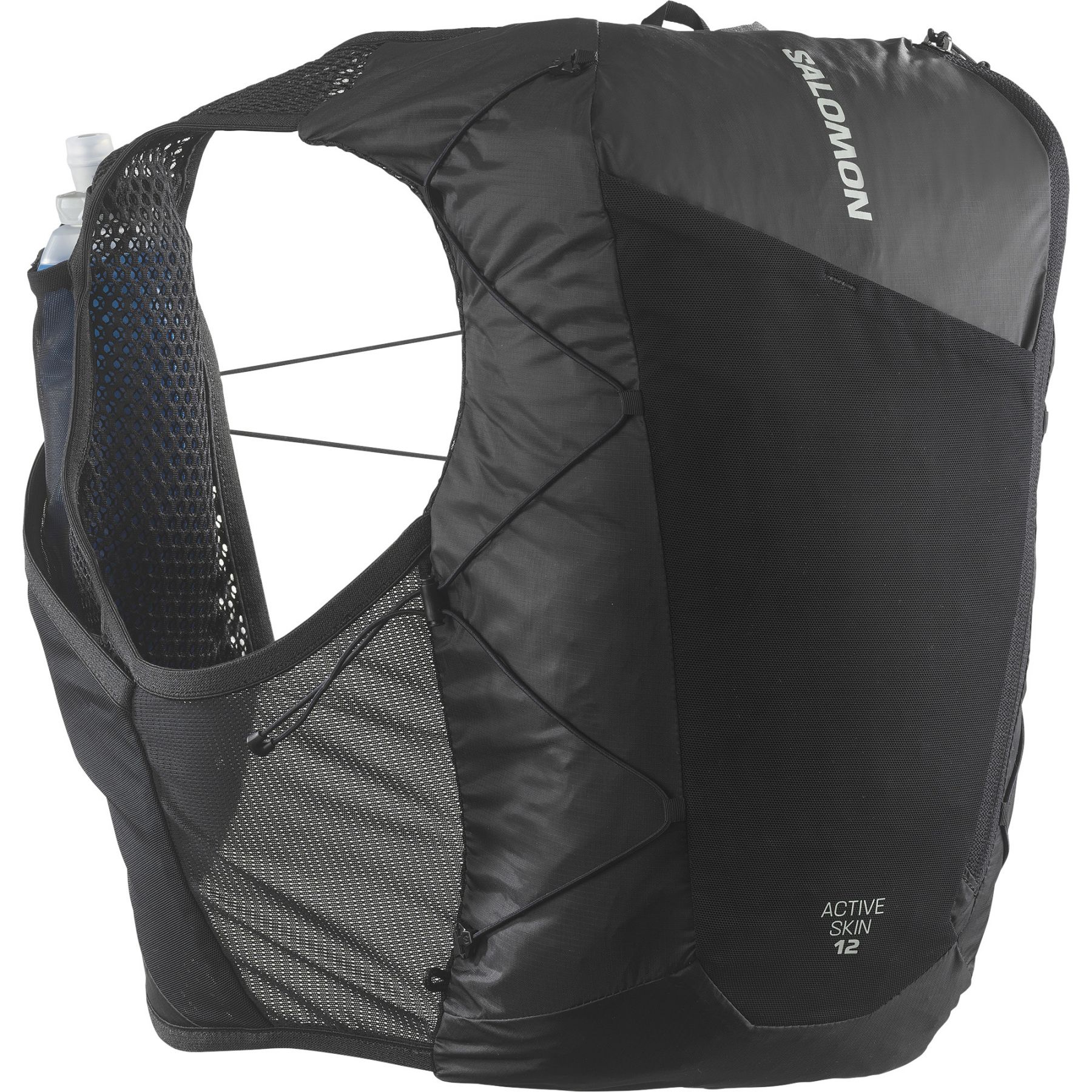 Salomon Active Skin 12 Set, mochila para correr, negra