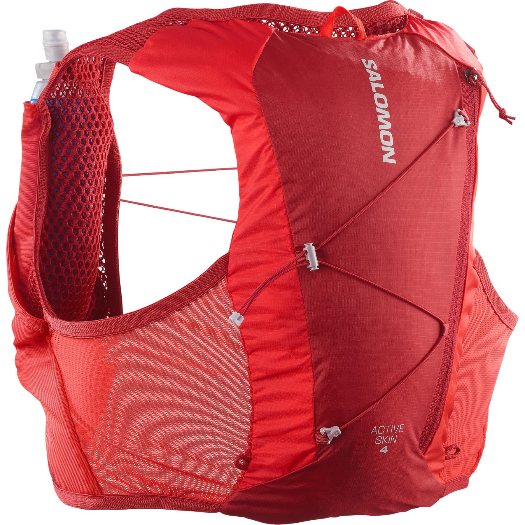 Chaleco de Running Salomon Active Skin 4 Set Rojo Dahlia / High Risk
