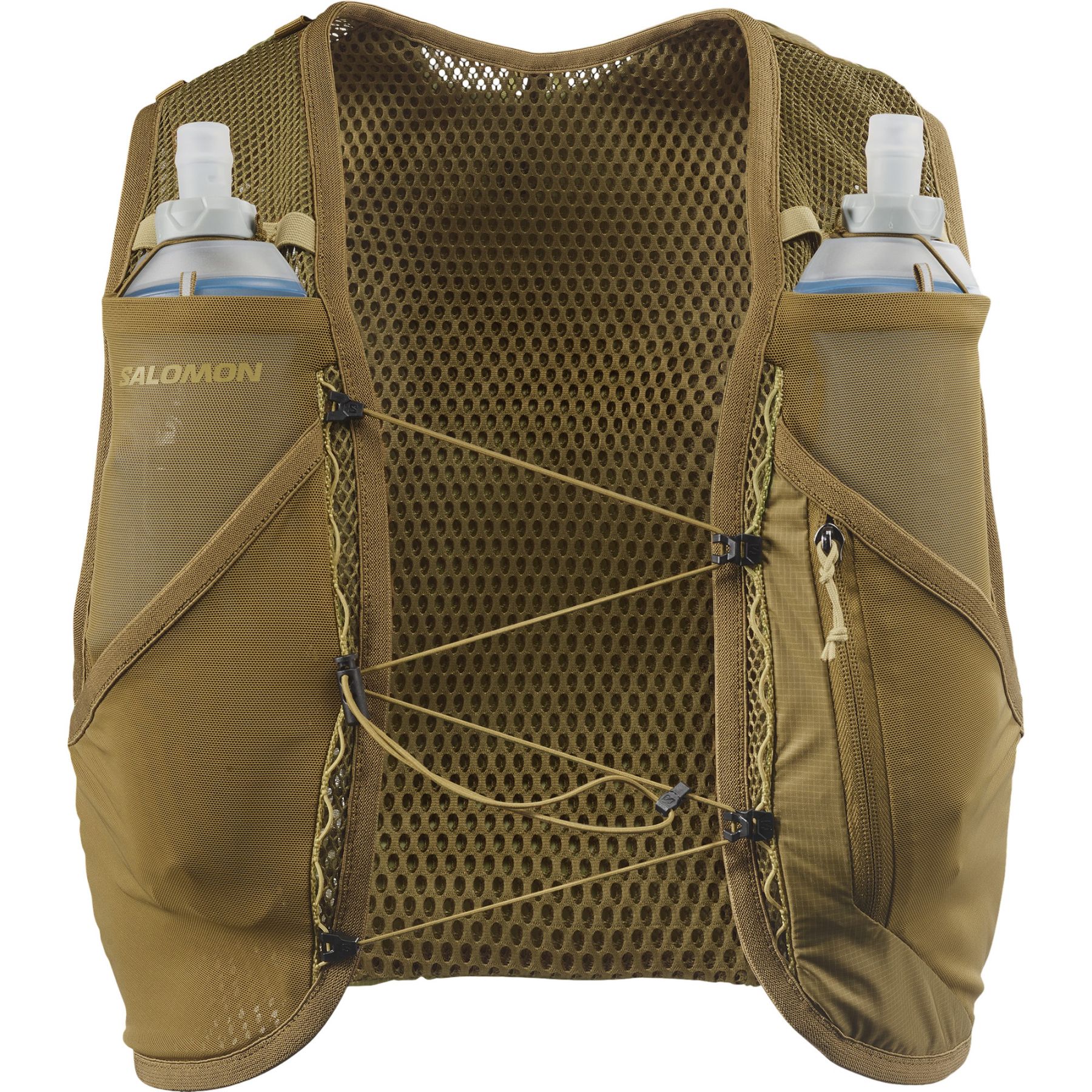 Salomon Active skin 4, chaleco de running, verde
