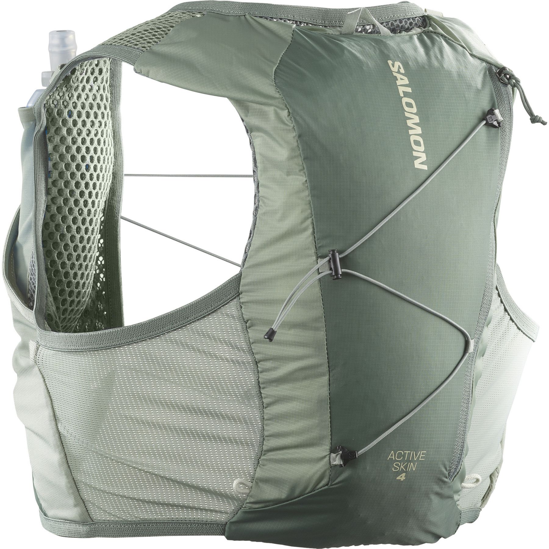 Salomon Active Skin 4 Set, mochila para correr, gris
