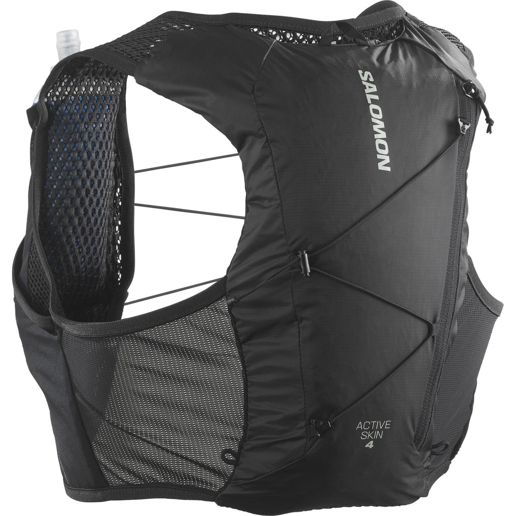 Salomon Active Skin 4 Set, mochila para correr, negra