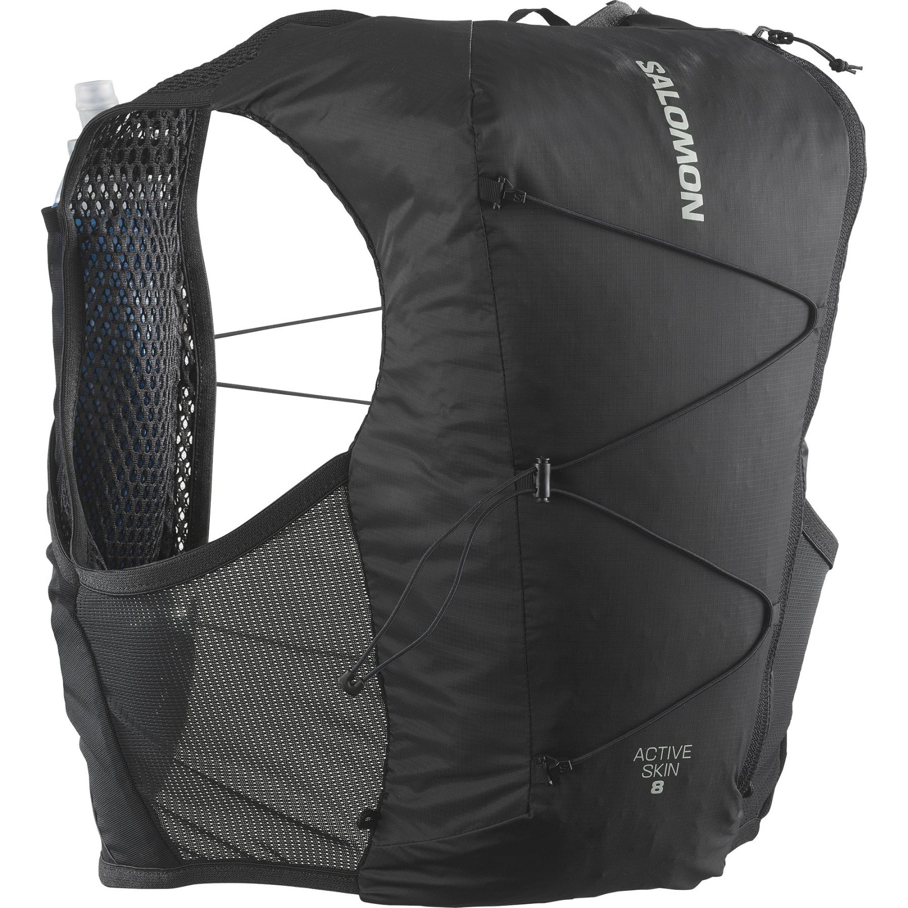 Salomon Active Skin 8 Set, mochila para correr, negra