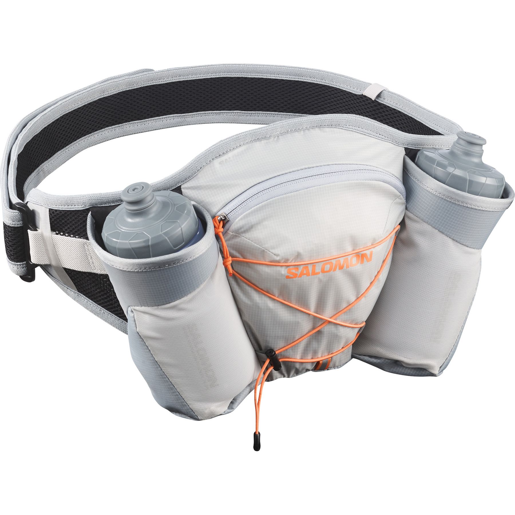 Salomon Cross Belt 2 Bottles, cinturón de running, gris/lila