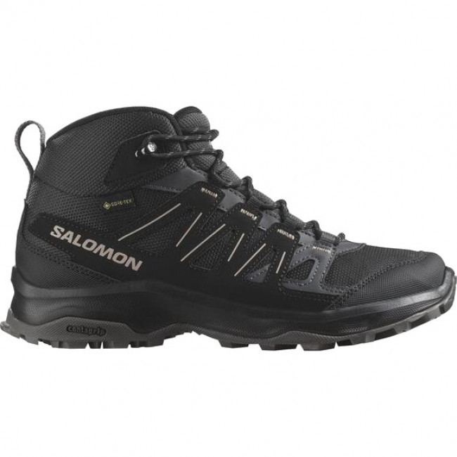 Salomon Grivola Mid GTX, zapatillas de senderismo, mujer, negro