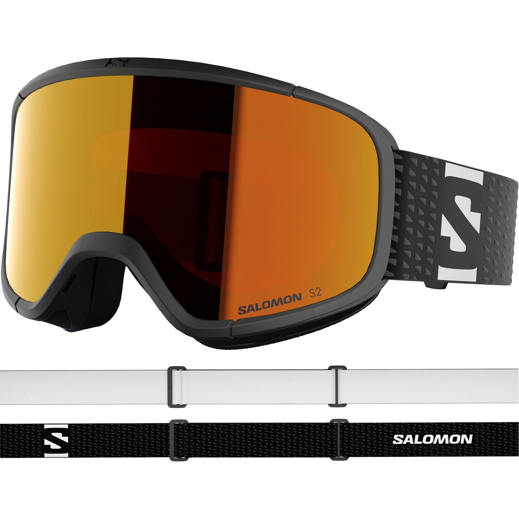 Salomon Lumi, gafas de esquí, junior, negro