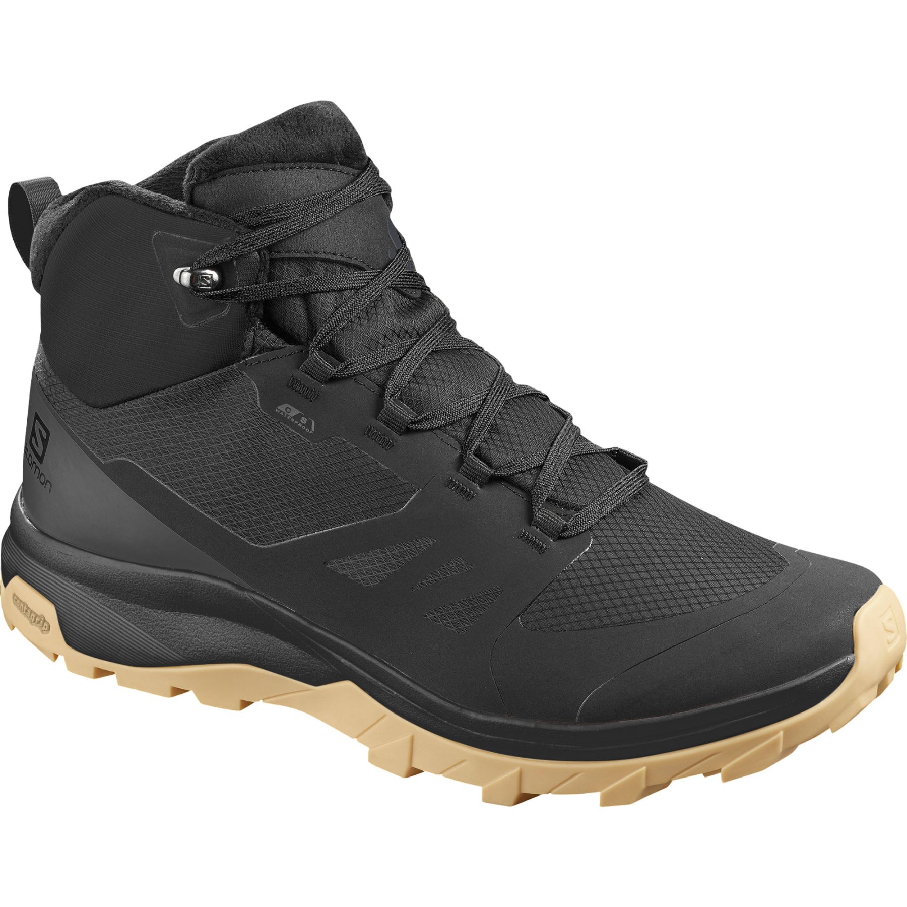 Salomon Outsnap WP, Botas de invierno, hombre, negro