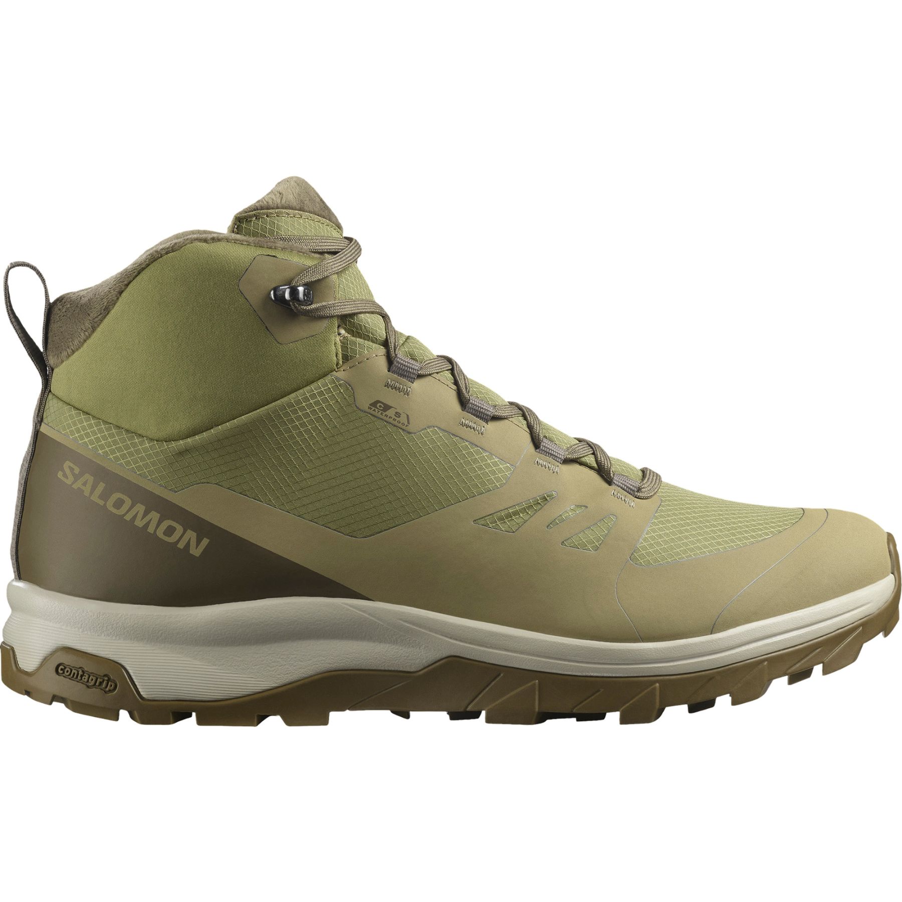 Outsnap WP, Botas de invierno, hombre, verde