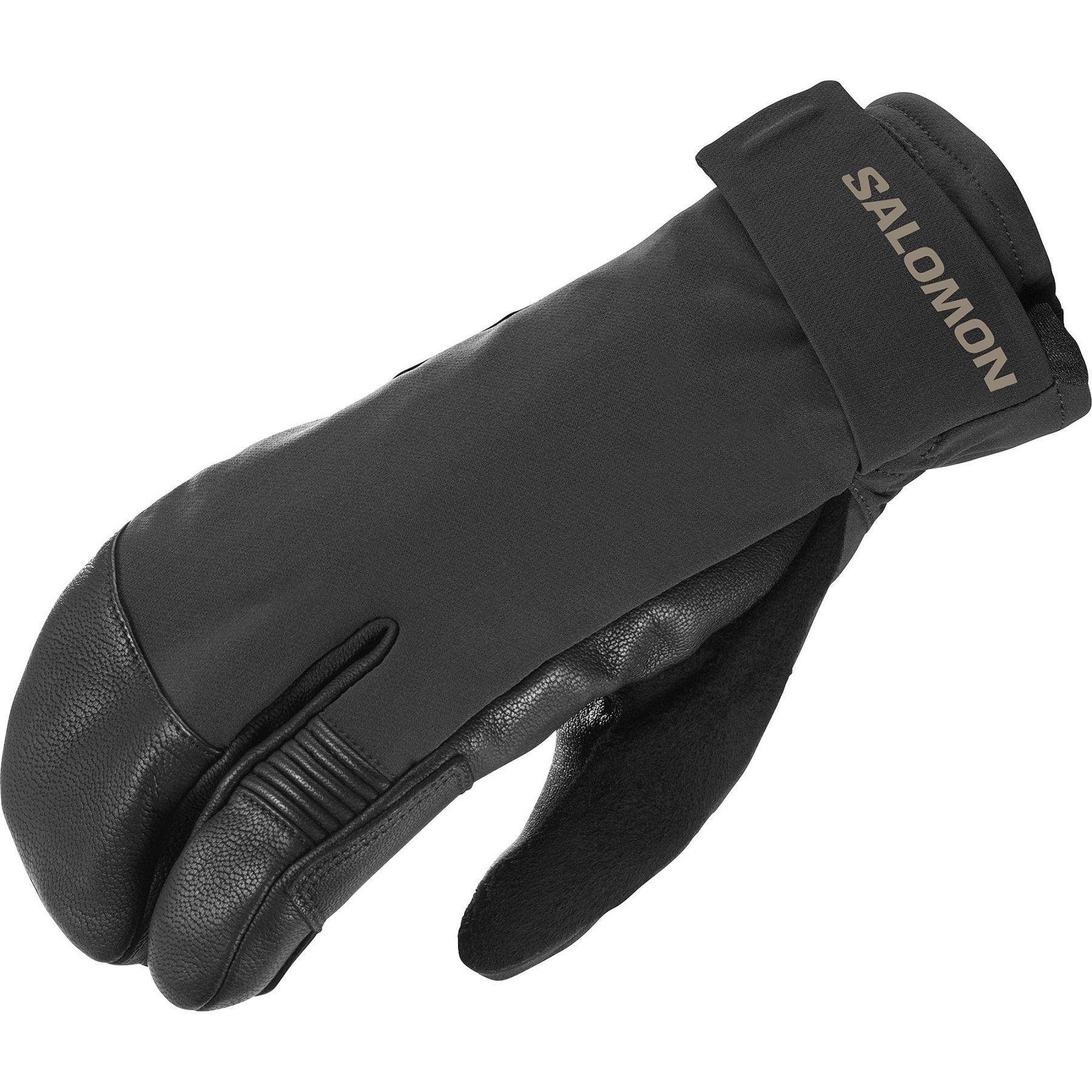 Salomon QST Paw GTX U, guantes de 3 dedos, negro