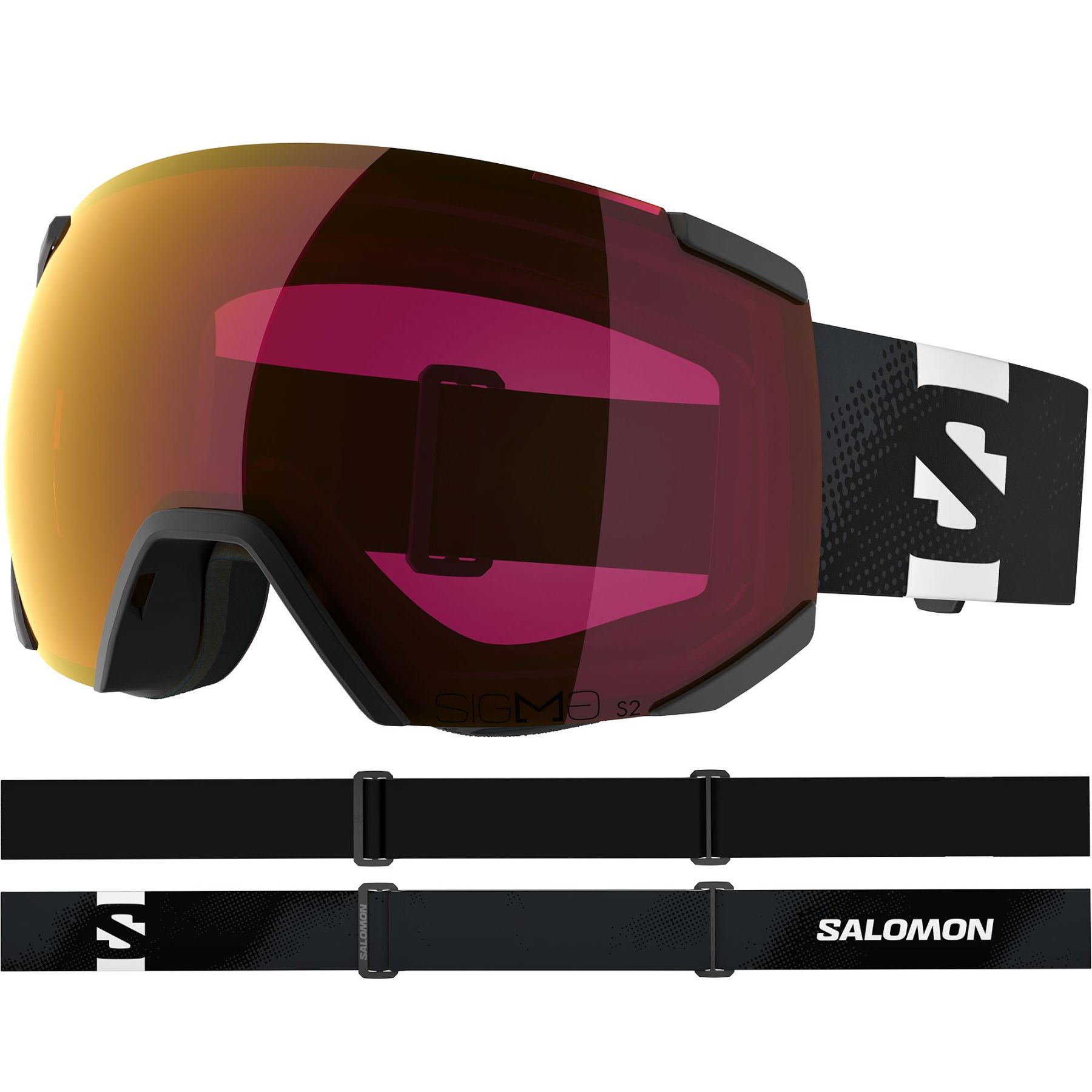 Salomon Radium Sigma, gafas de esquí, negro