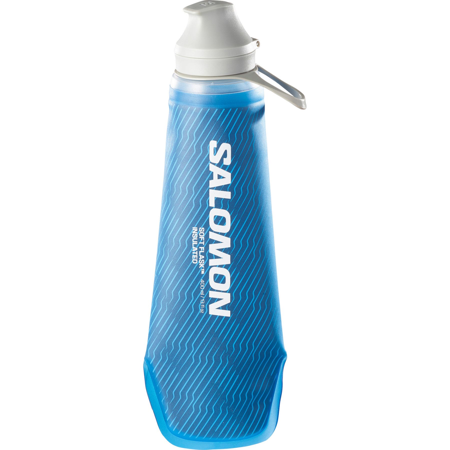 Salomon Soft Flask Botella de agua aislada, 400 ml, azul