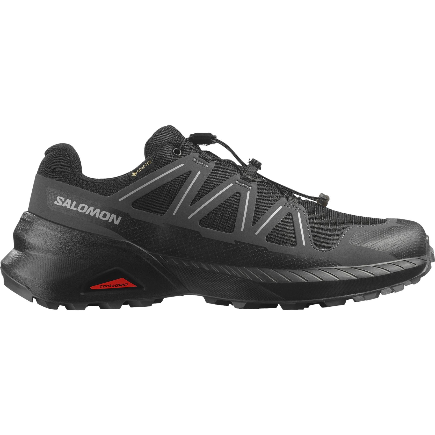 Salomon Speedcross Peak GTX, zapato de trail, hombre, negro