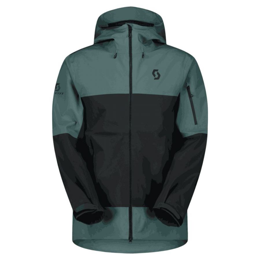 Explorair 3L, chaqueta hardshell, hombre, azul claro/negro