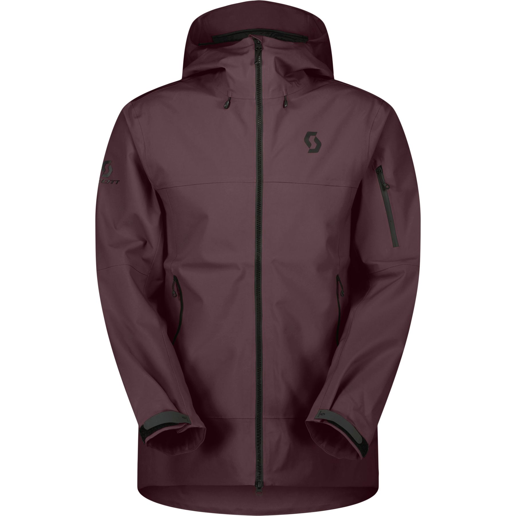 Scott Explorair 3L, chaquetas hardshell, hombre, burdeos