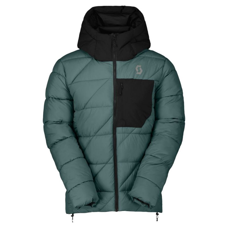Scott Insuloft Warm, chaqueta de plumas sintéticas, hombre, azul claro/negro