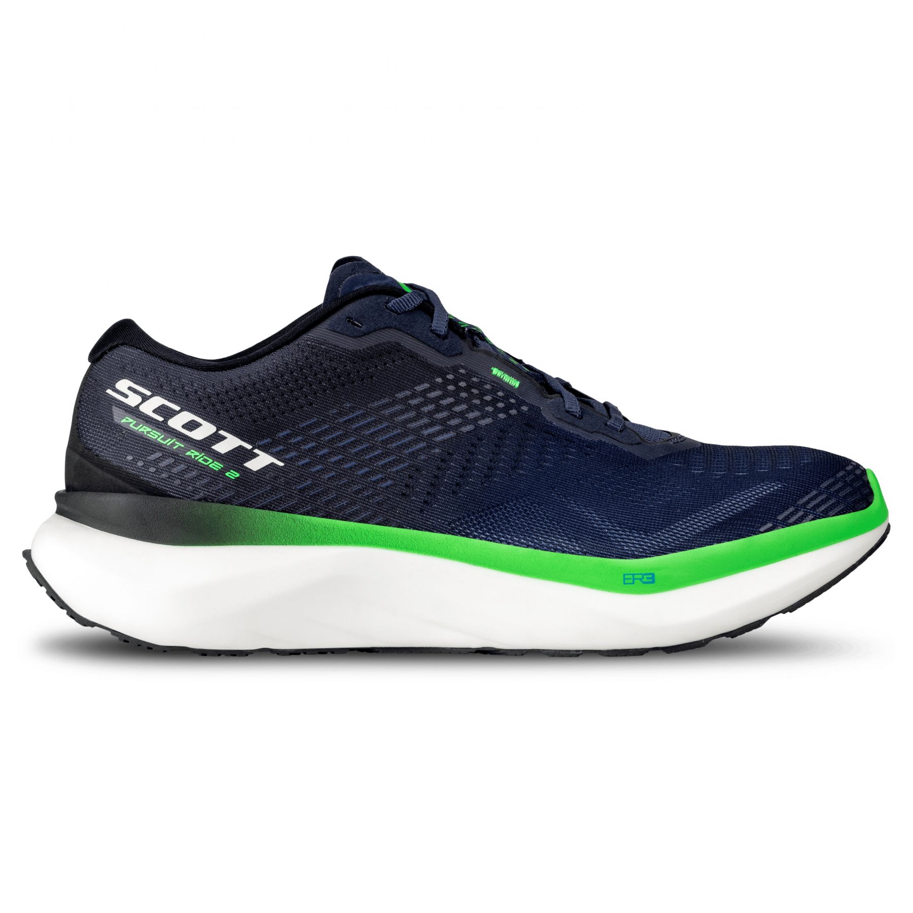 Scott Pursuit Ride 2, Zapatillas running, Hombre, Negro/Azul