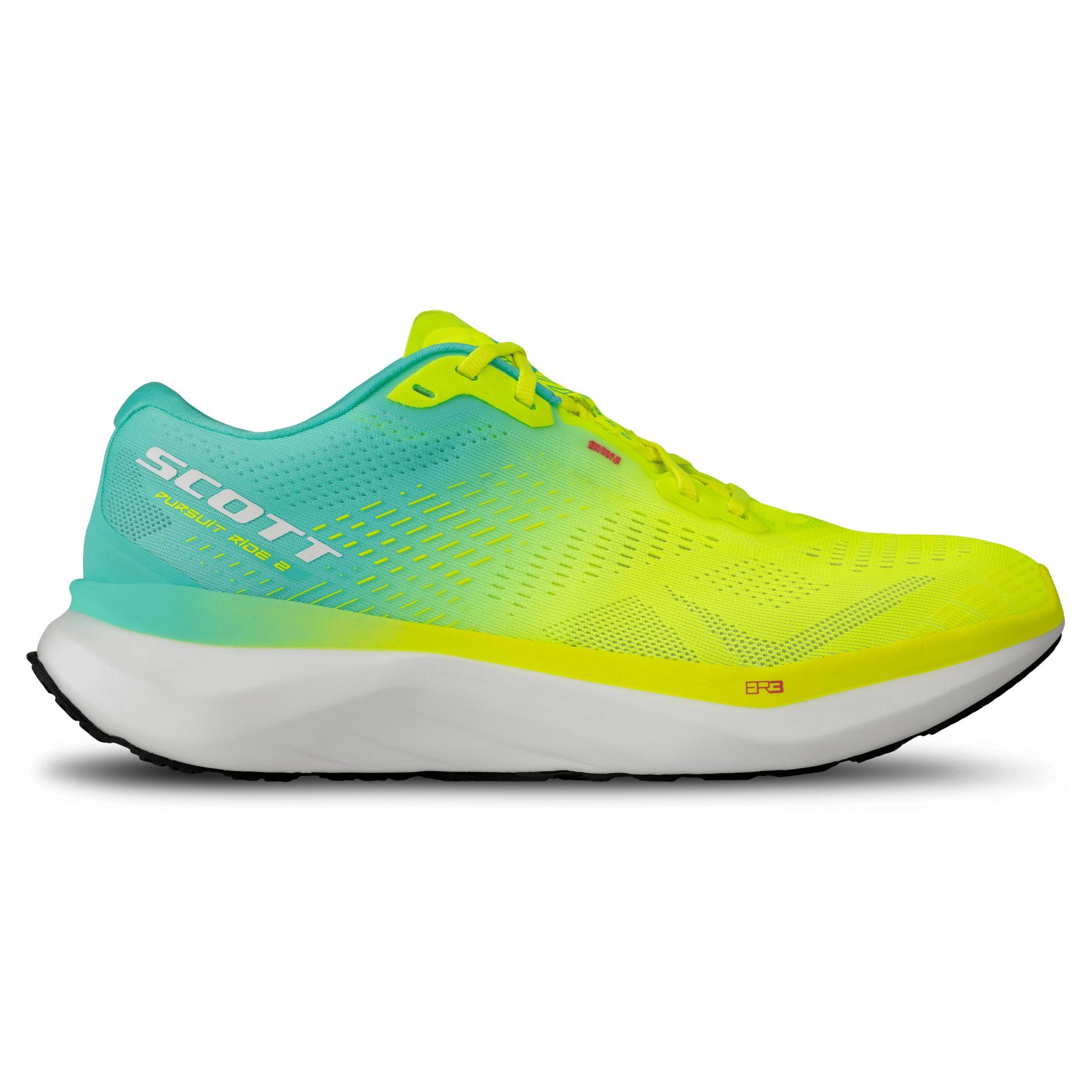 Scott Pursuit Ride 2, zapatillas running, hombre, verde/amarillo