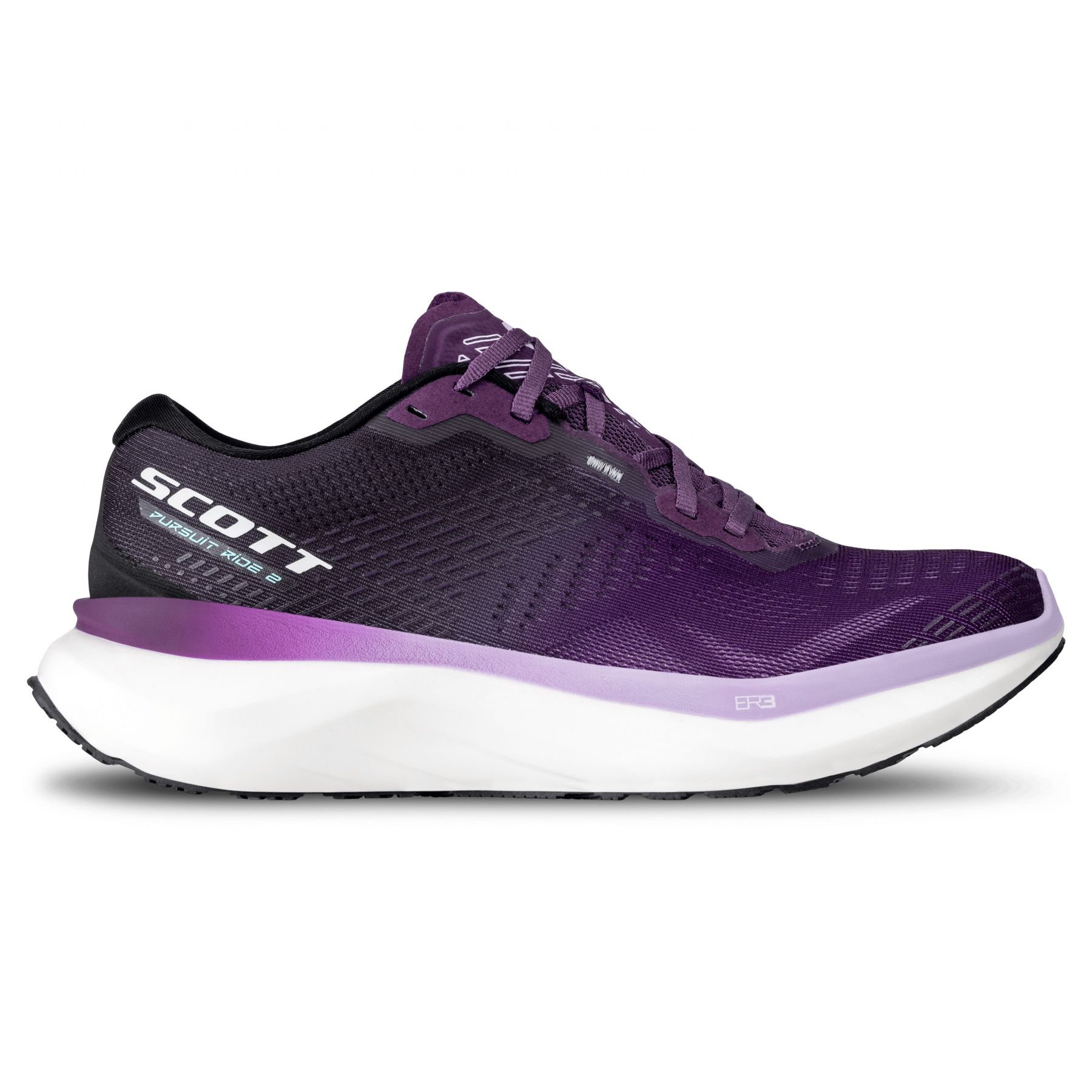 Scott Pursuit Ride 2, zapatillas running, mujer, negro/morado