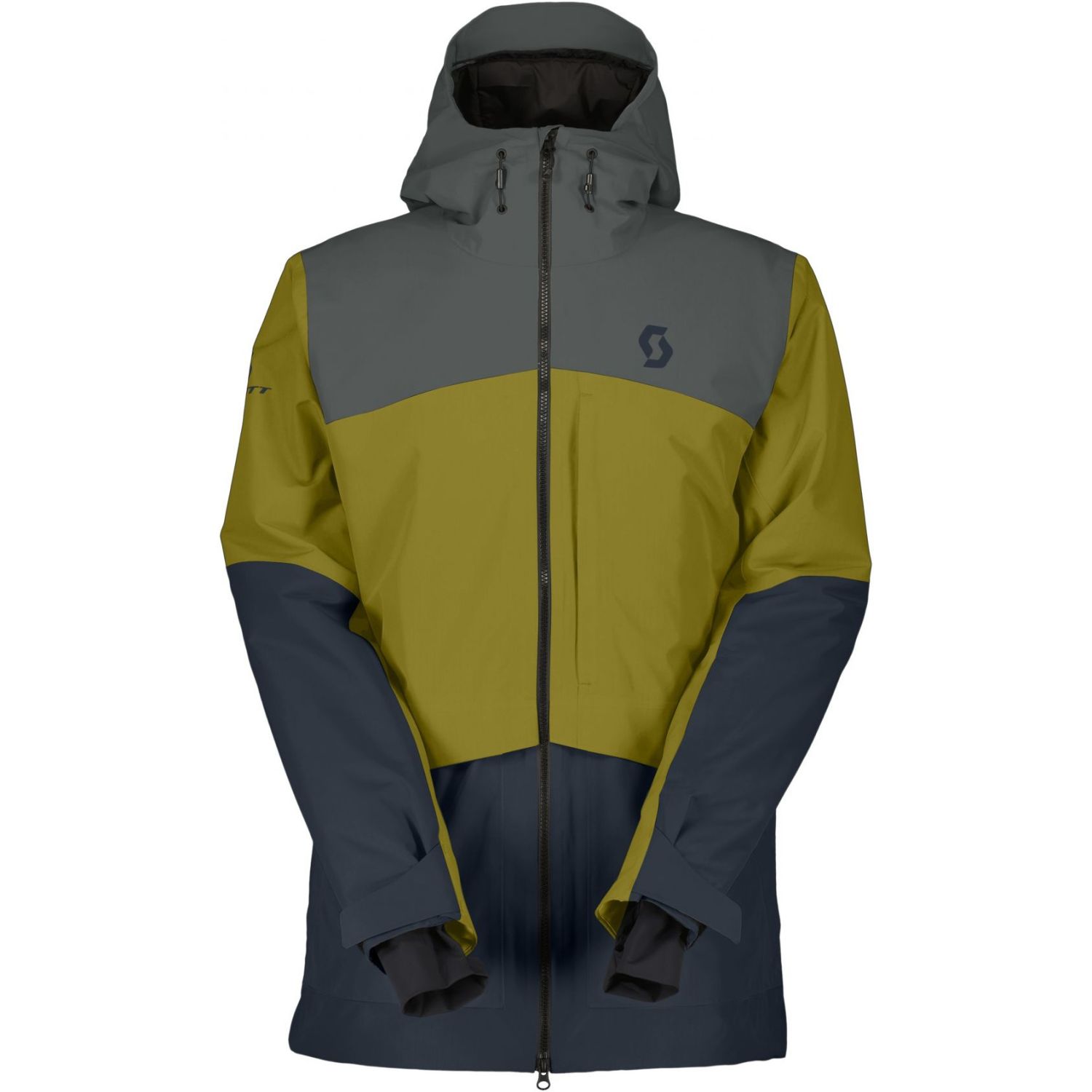 Scott Ultimate Dryo Ripstop, Chaqueta de esquí, Hombre, Gris/Verde