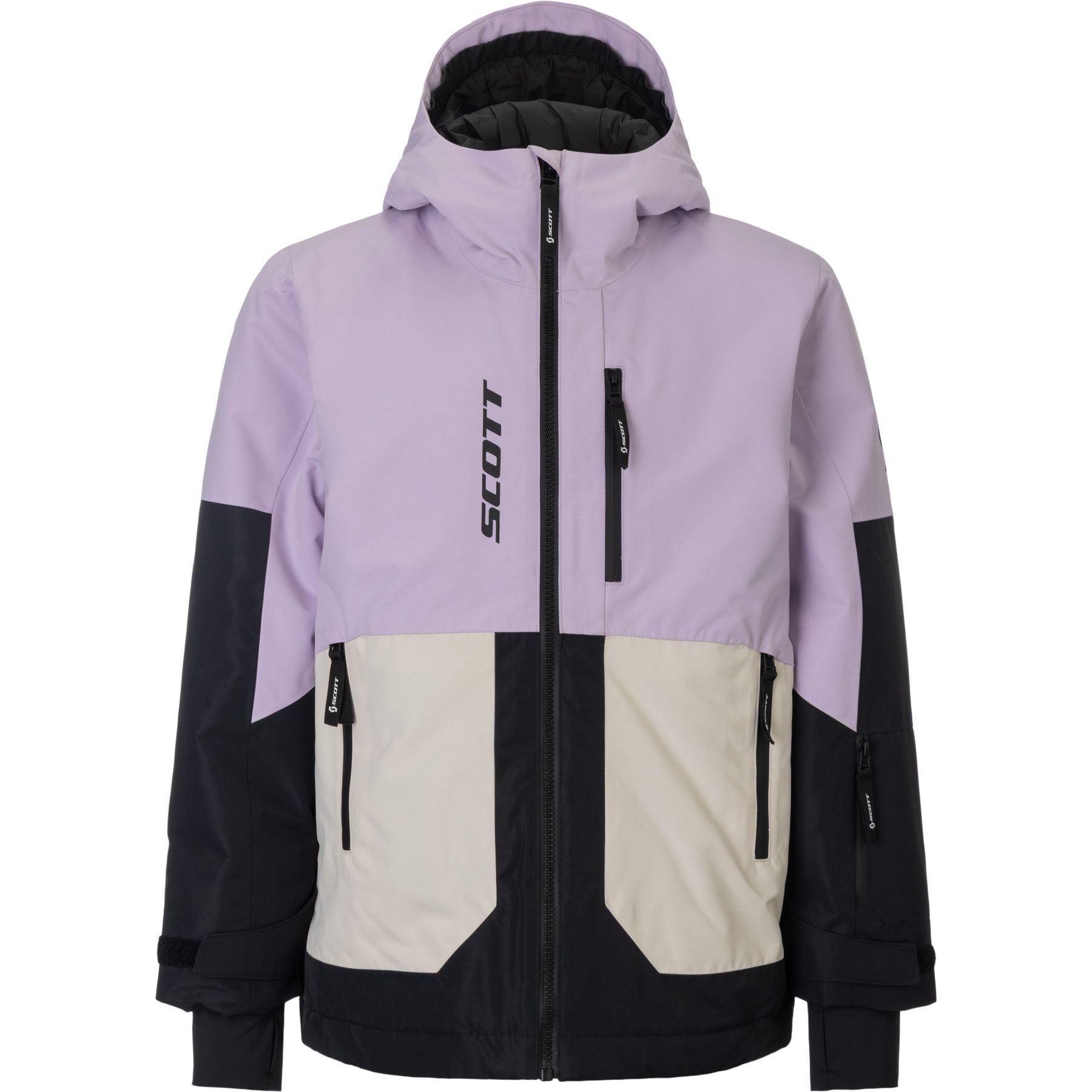 Scott Vertic Dryo, chaqueta de esquí, junior, morado/negro