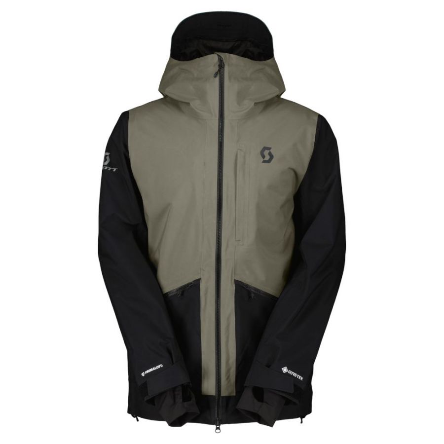 Scott Vertic GTX 2L PL, chaqueta hardshell, hombre, beige/negro