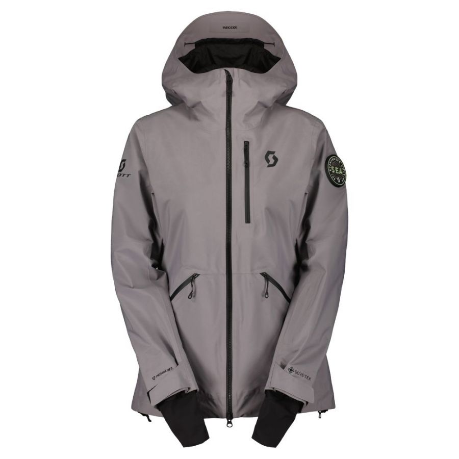 Scott Vertic GTX 2L PL, chaqueta hardshell, mujer, gris